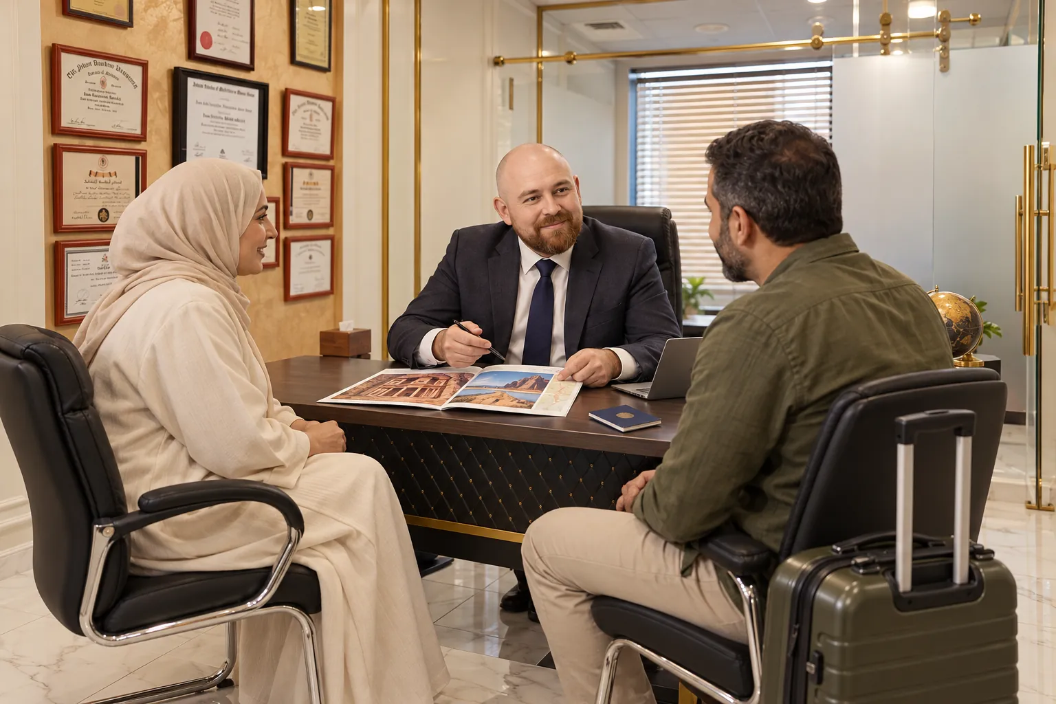Illustrative consultation with Dr. Anas Abdullah about travelling to Jordan for plastic surgery